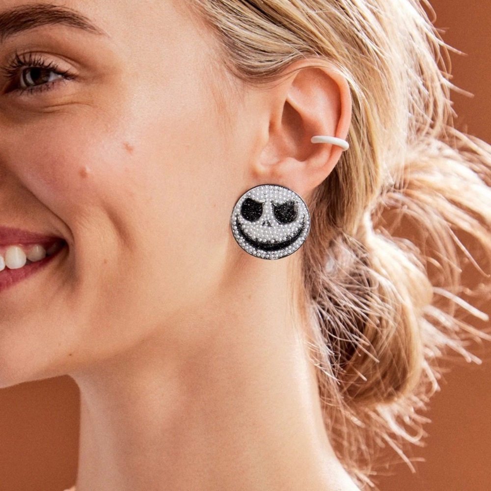 Baublebar X Disney, The Nightmare Before Christmas Jack Skellington earrings